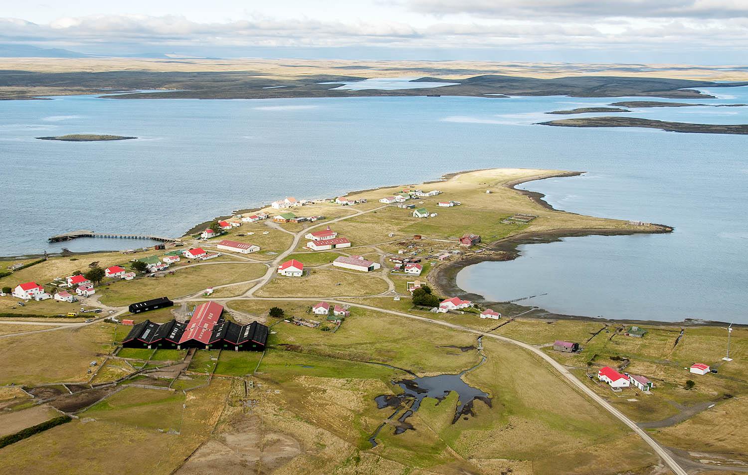 Goose Green Settlement, Falkland Islands - Copyright Terry Mooney